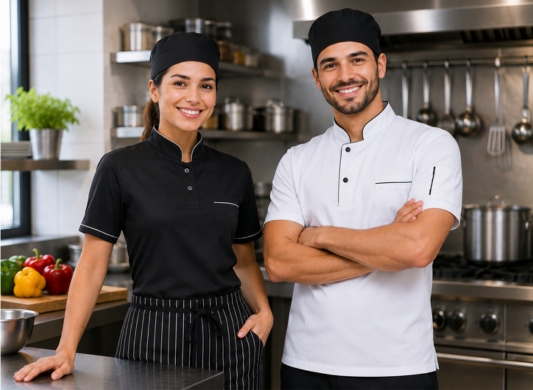 Polos para chef en Lima
